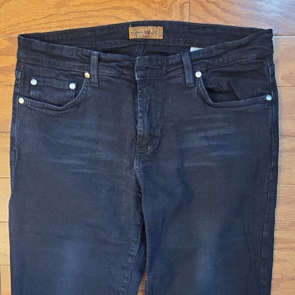 Women's Parkers Jeans Size 14 Mid Rise Dark Blue Straight Leg Jeans 30W X 32L - Picture 2 of 12